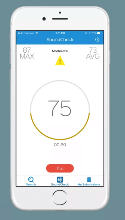 smartphone decibel meter apps