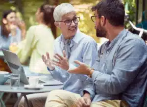 Two people with Hidden Hearing Loss