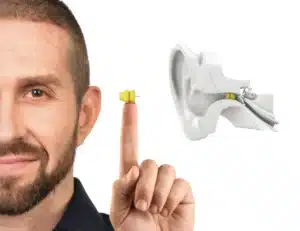 Man holding Lyric on his finger