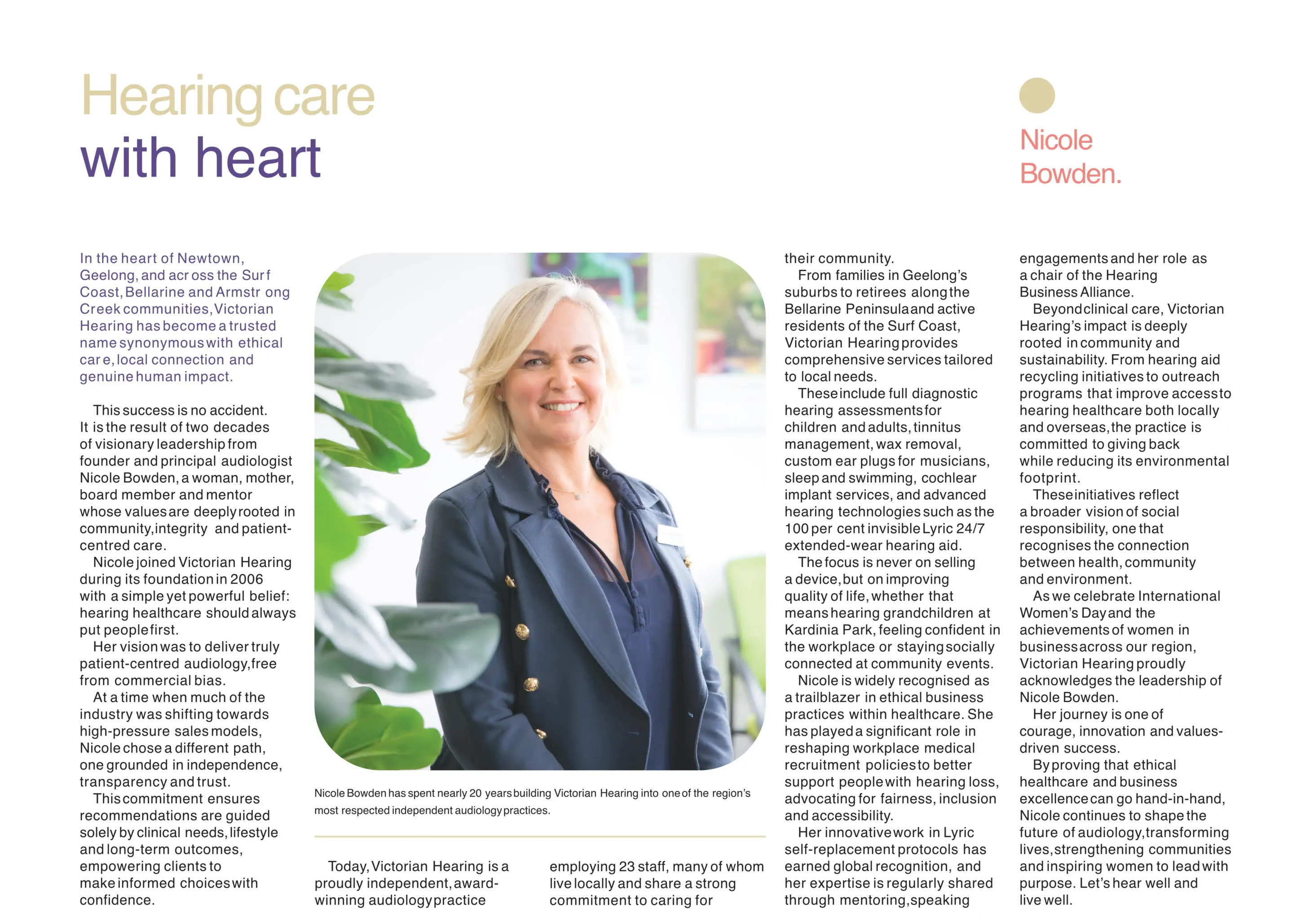 Hearing Care with Heart - Mar 2026 Hearing Care with Heart - Mar 2026