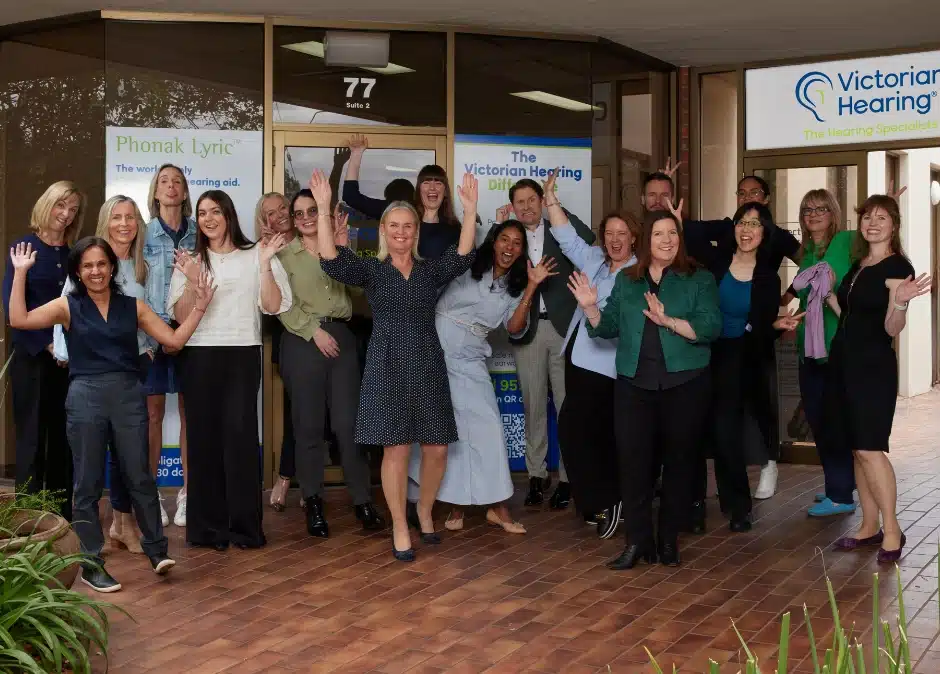 Victorian Hearing 20 years team Victorian Hearing 20 years team